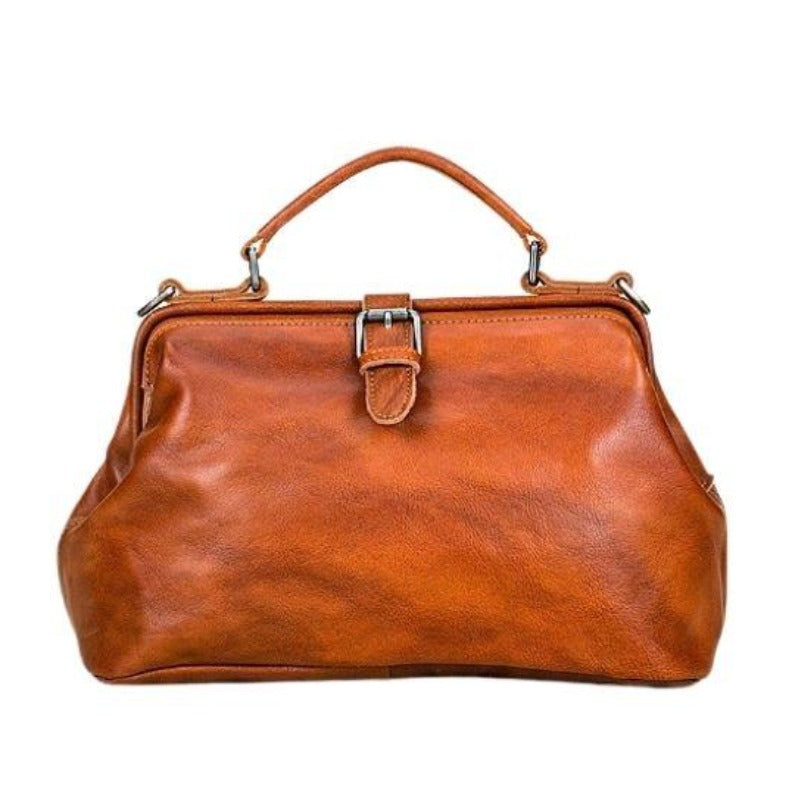 Authentische Leder Schultertasche für Damen