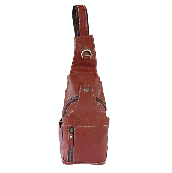 Mobiler Leder-Rucksack