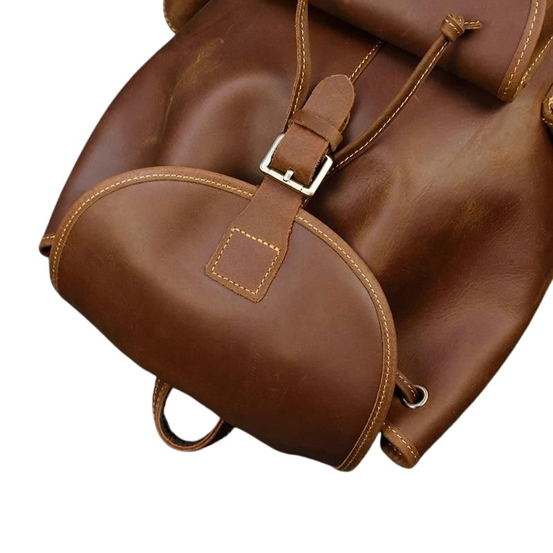 Zaino unisex in pelle Crazy Horse