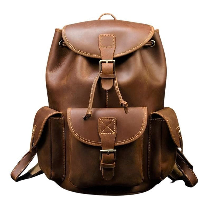 Zaino unisex in pelle Crazy Horse