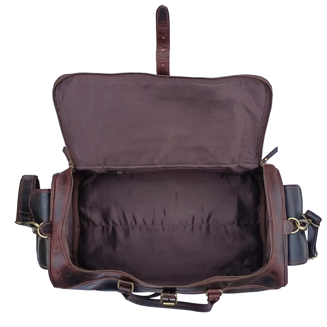 Hartwachsleder Reisetasche