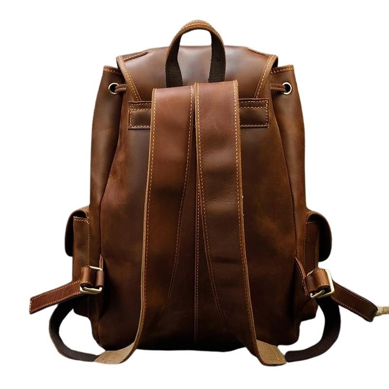 Zaino unisex in pelle Crazy Horse