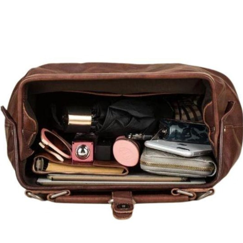 Authentische Leder Schultertasche für Damen