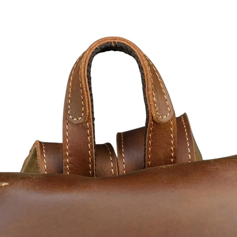 Zaino unisex in pelle Crazy Horse