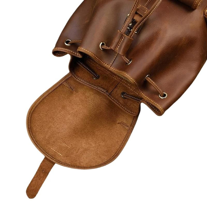Zaino unisex in pelle Crazy Horse