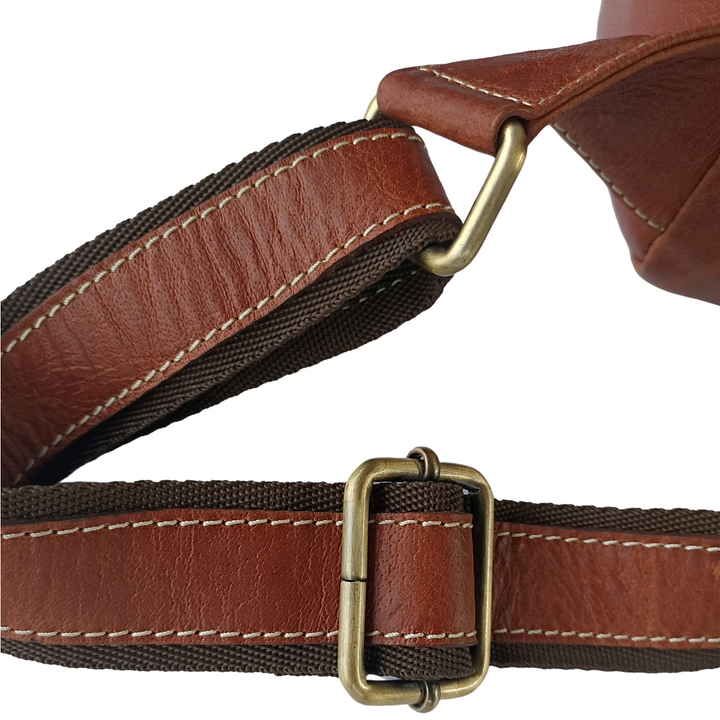 Mobiler Leder-Rucksack