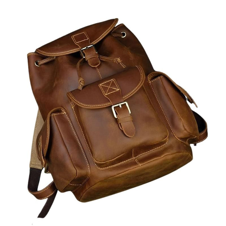 Zaino unisex in pelle Crazy Horse