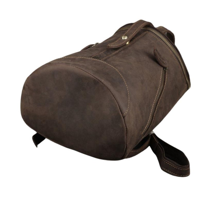 Retro Leder Rucksack für das College