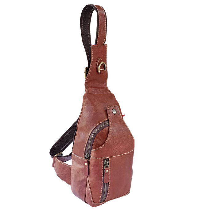 Mobiler Leder-Rucksack