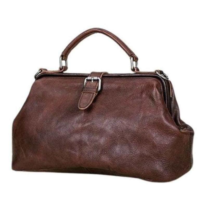 Authentische Leder Schultertasche für Damen