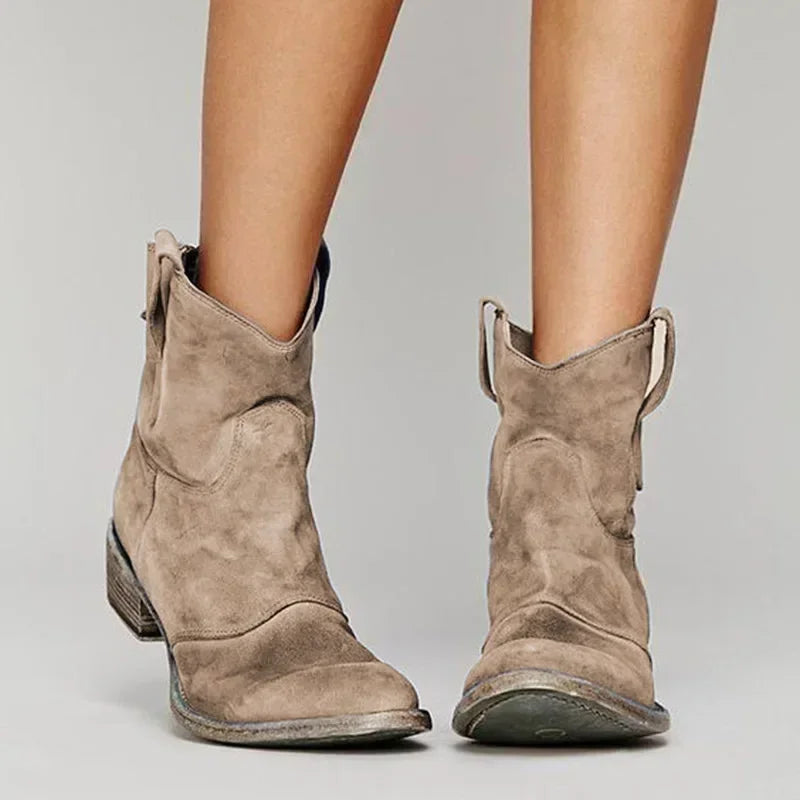 Olesya™ | Rustikale Ankle Boots