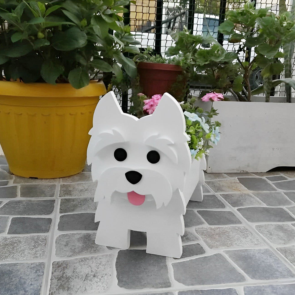 West Highland White Terrier Flower Pot