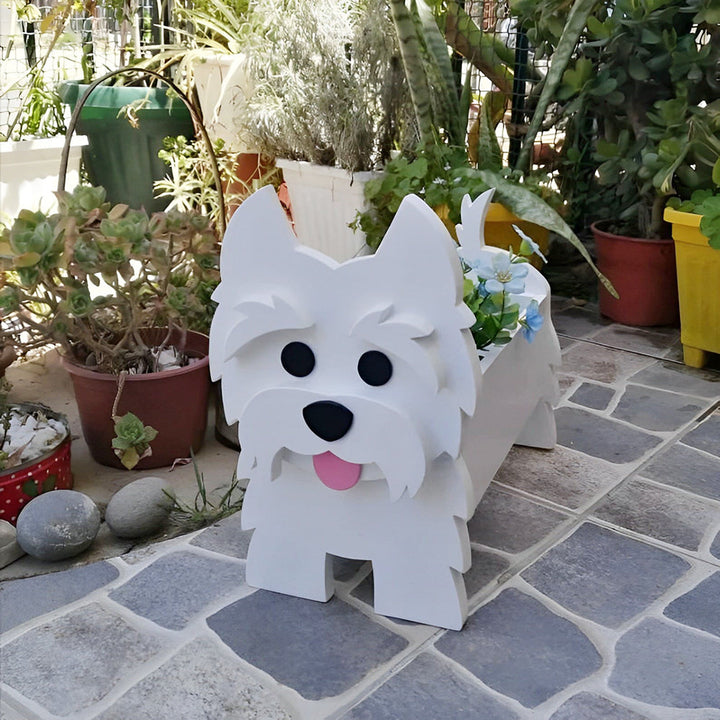 West Highland White Terrier Flower Pot