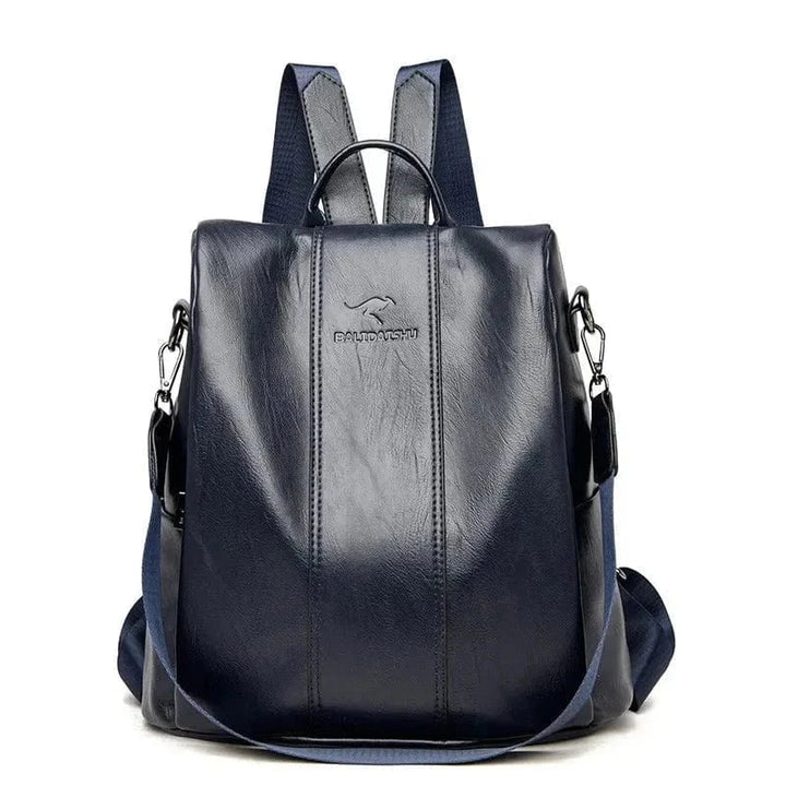 Premium und sicherer PU-Leder-Rucksack