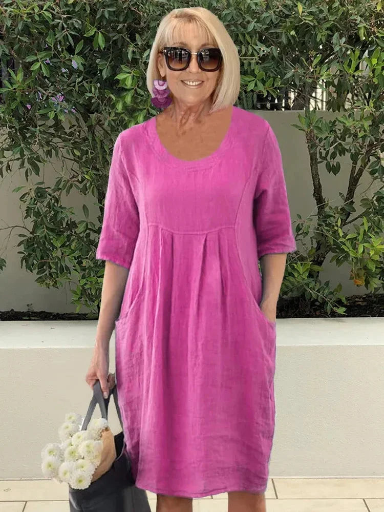 Renée | Midi-Kleid mit Taschen