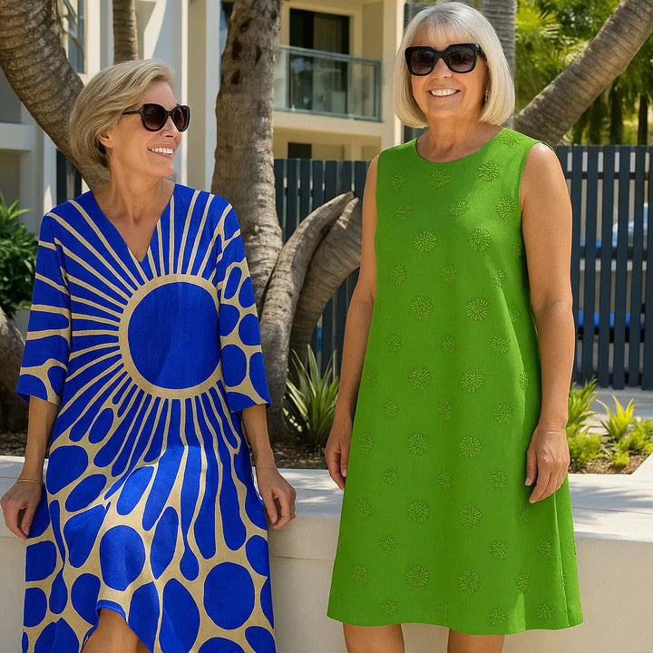 Sofie | Kunstinspirierte Kleid – Natürliche Schönheit, die Blicke auf sich zieht