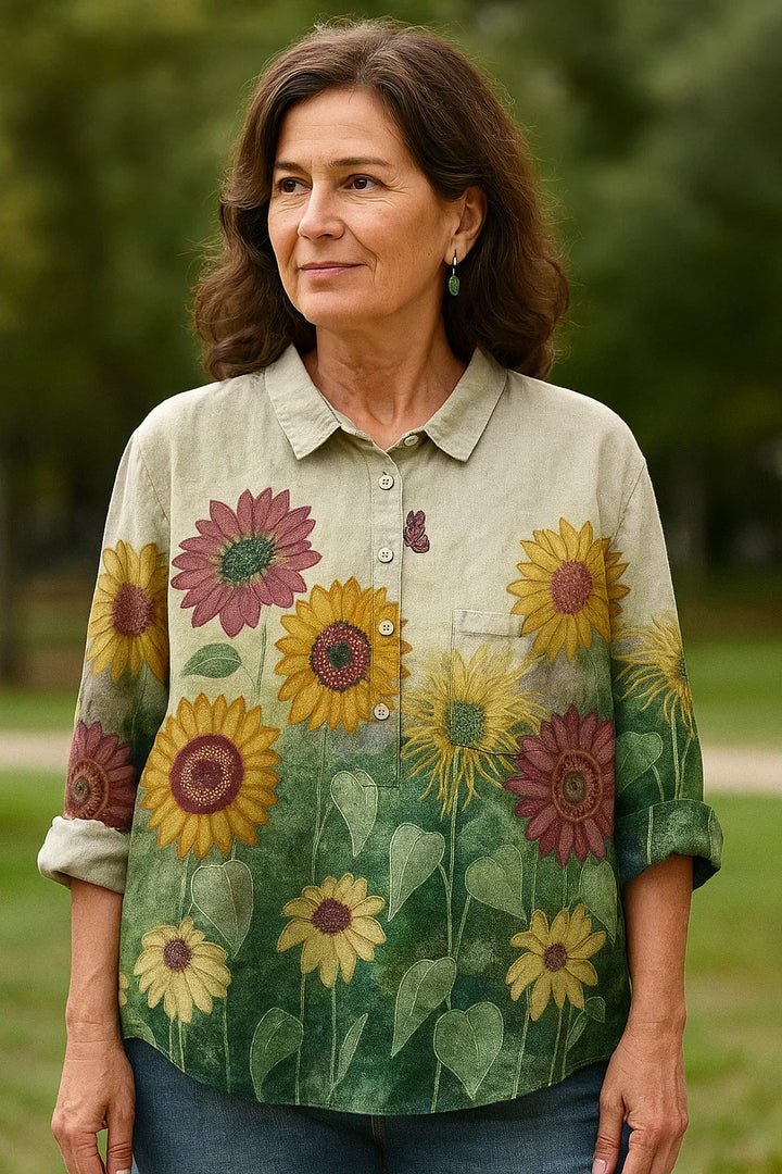 Sofie® | Elegante Blumenbluse
