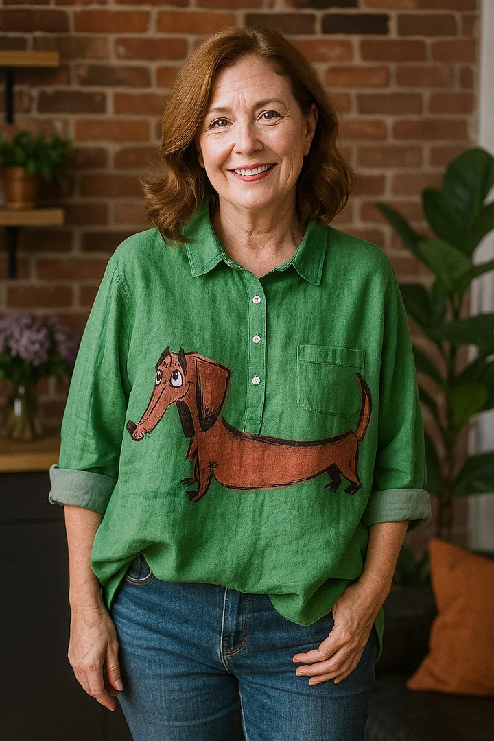 Sofie® | Bluse mit Hundemuster