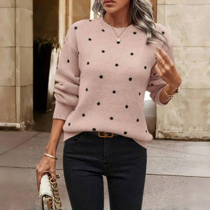 Esmee | Polka Dot Knit Sweater