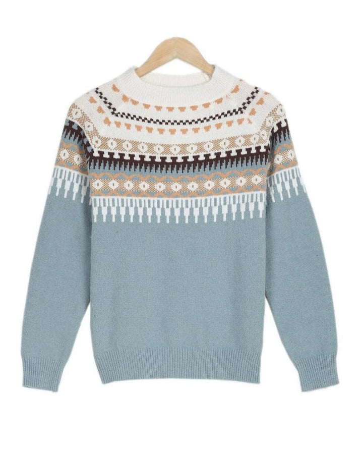 Corinne | Bunter Print-Pullover