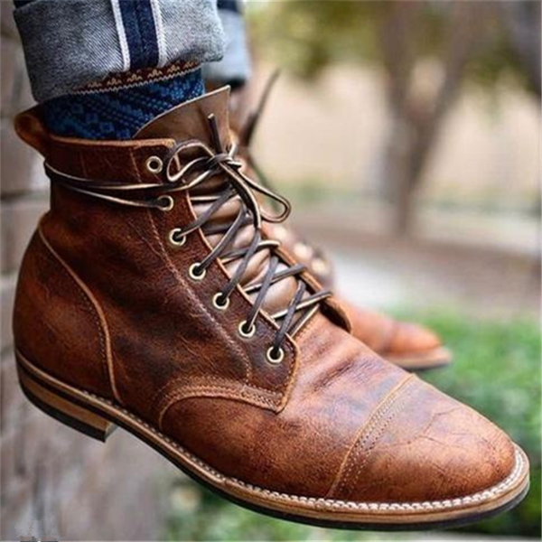 Aiden | Faux Leather Ankle Boots