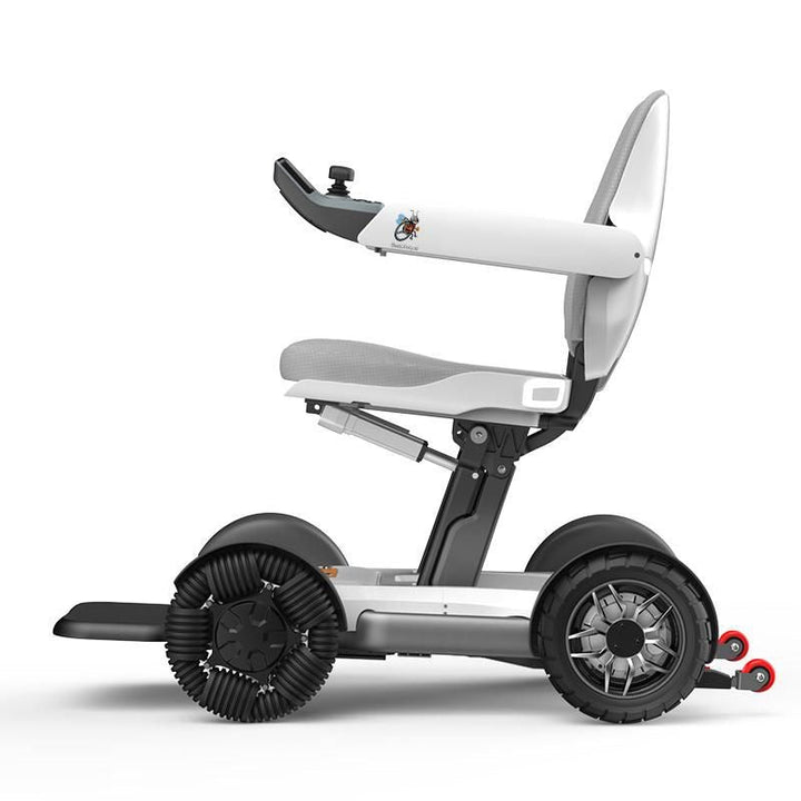 BeeAlien (2025) - Automatischer Faltbarer Elektrorollstuhl - 200W Motor, 120kg Tragfähigkeit, 25 km Reichweite