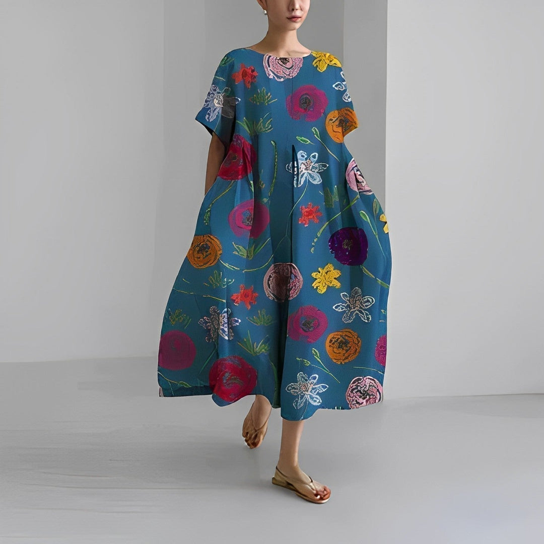 Claire™ – Bohemian Kleid mit Blumenprint 