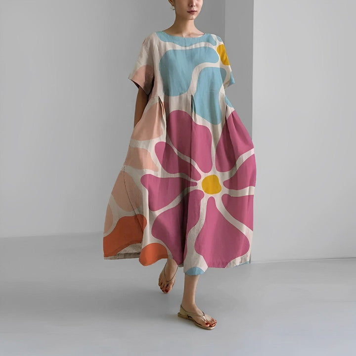 Claire™ – Bohemian Kleid mit Blumenprint 