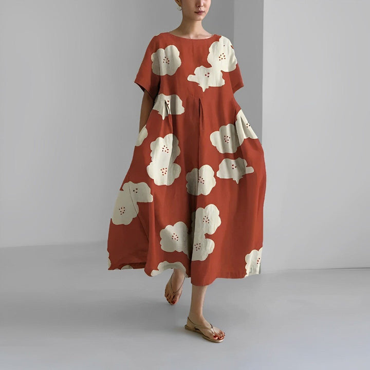 Claire™ – Bohemian Kleid mit Blumenprint 