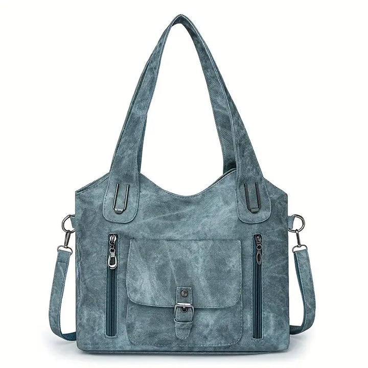 Geräumige Retro-Schultertasche von Emilia