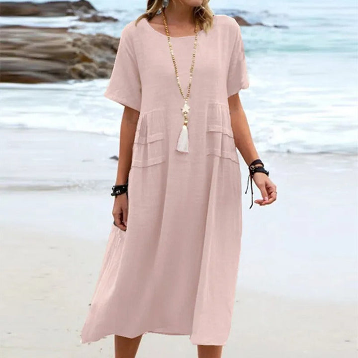 Ava | Elegantes Baumwollkleid
