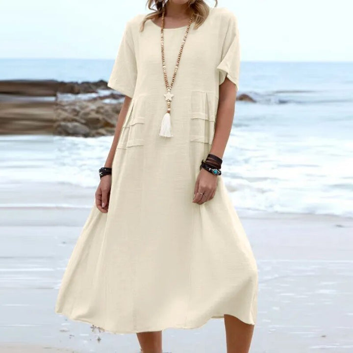 Ava | Elegantes Baumwollkleid