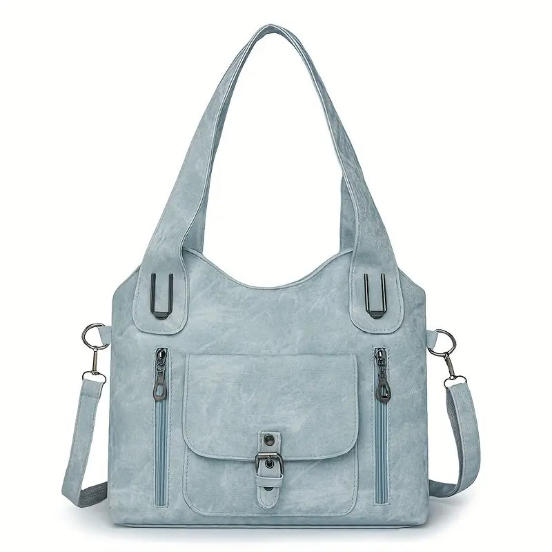 Geräumige Retro-Schultertasche von Emilia
