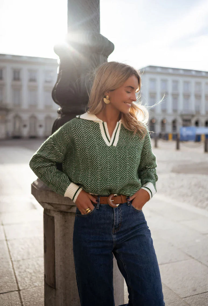 Ella | Eleganter Pullover im Retro-Stil