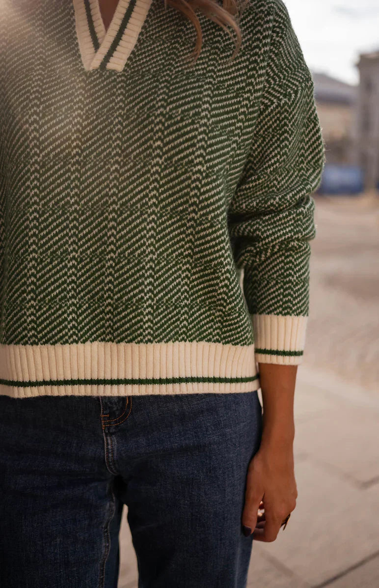Ella | Eleganter Pullover im Retro-Stil