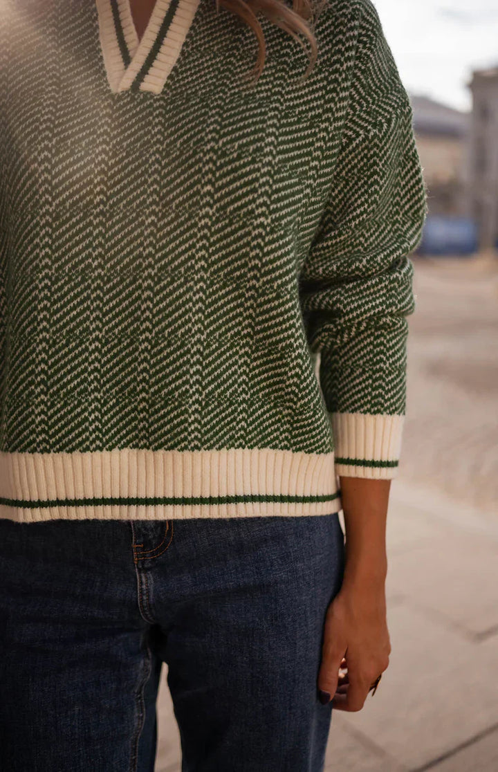 Ella | Eleganter Pullover im Retro-Stil