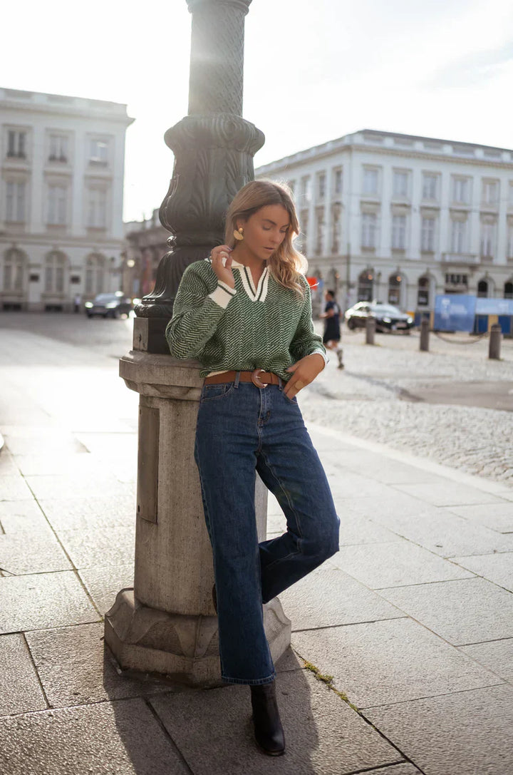 Ella | Eleganter Pullover im Retro-Stil