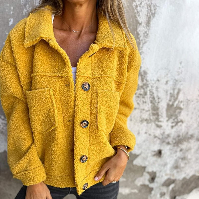 Annie | Modische Jacke aus kuscheligem Material