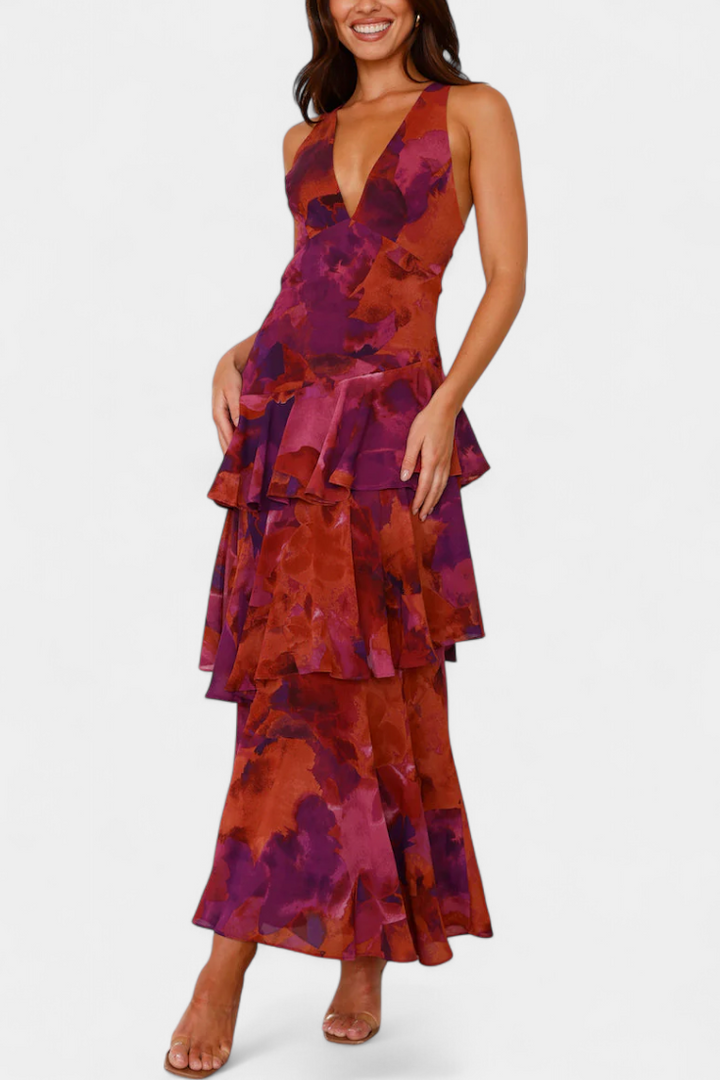 Domenica – Stilvolles Chiffonkleid