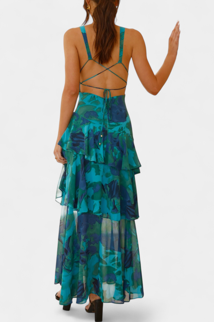 Domenica – Stilvolles Chiffonkleid