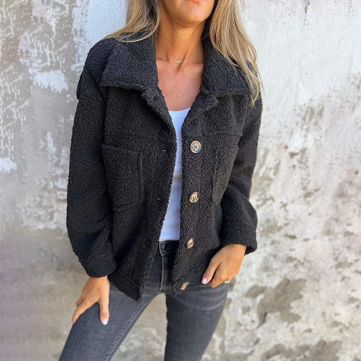 Annie | Modische Jacke aus kuscheligem Material