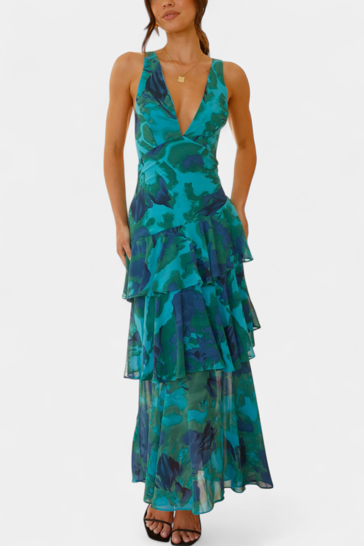 Domenica – Stilvolles Chiffonkleid