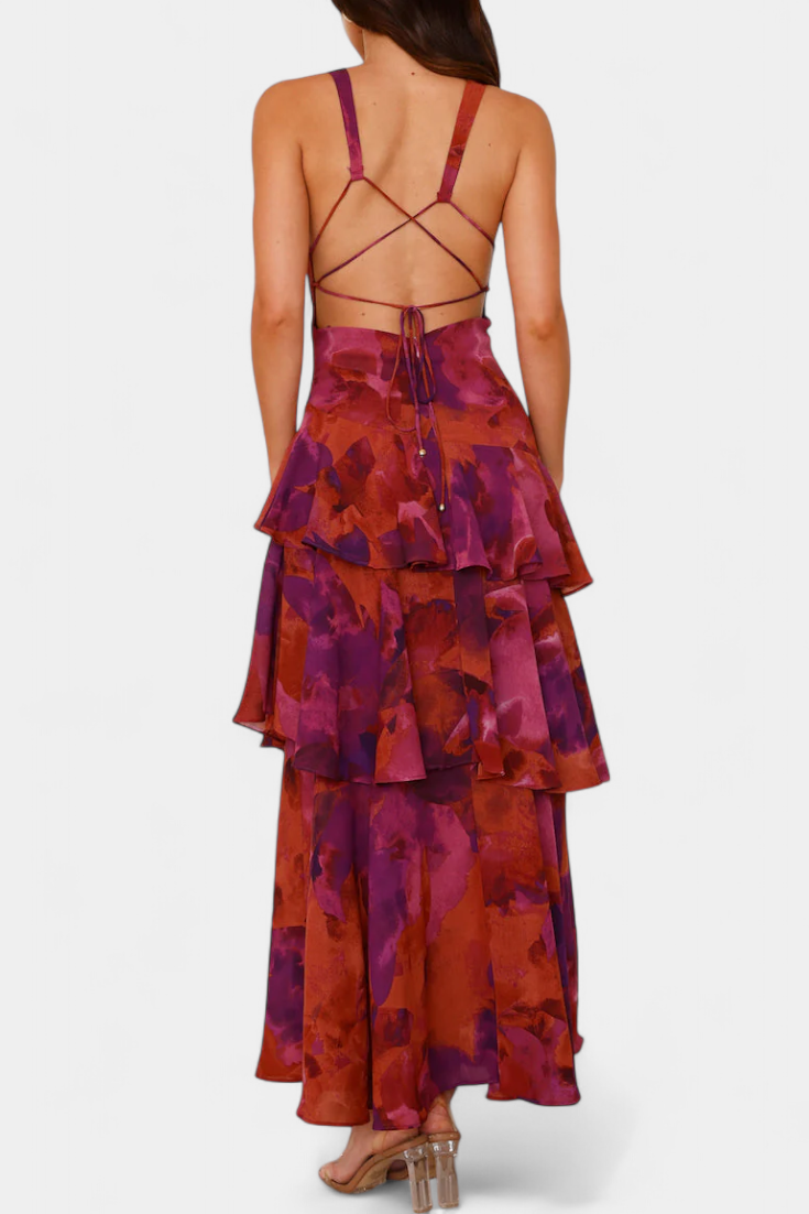 Domenica – Stilvolles Chiffonkleid