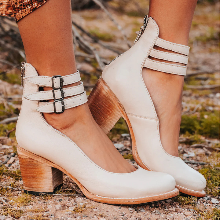 Nola™ | Schlichte Leder-Sandale