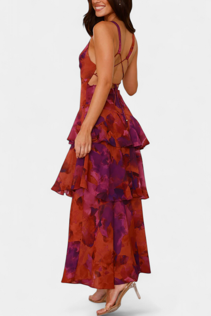 Domenica – Stilvolles Chiffonkleid