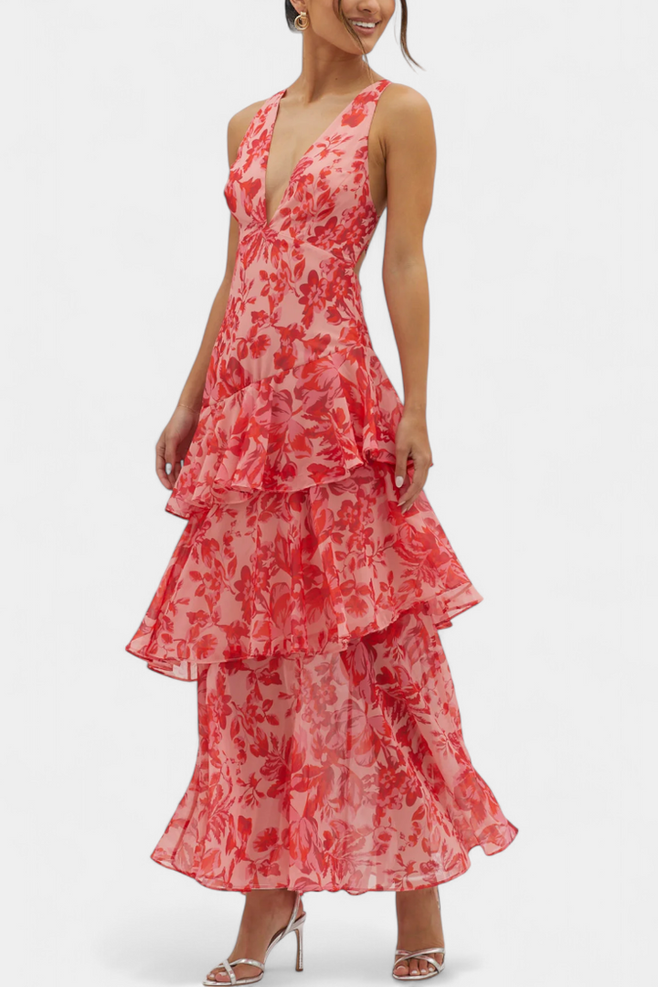 Domenica – Stilvolles Chiffonkleid