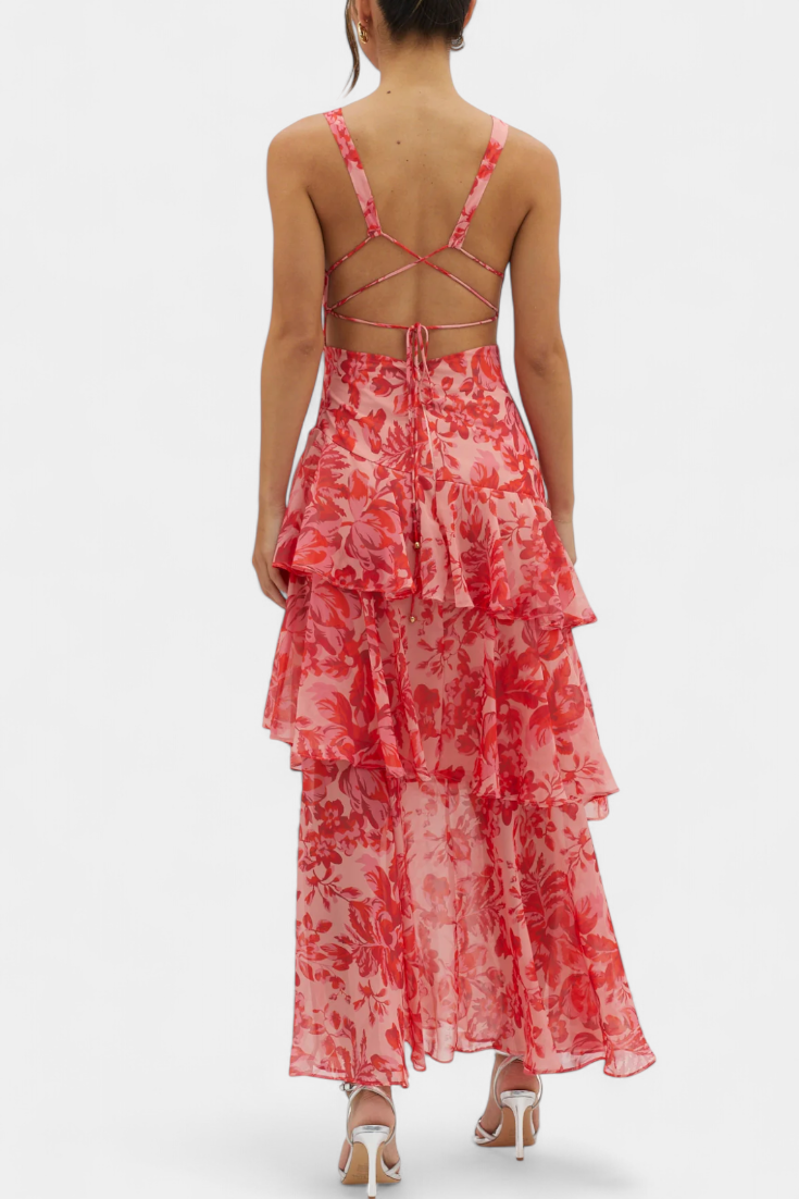 Domenica – Stilvolles Chiffonkleid