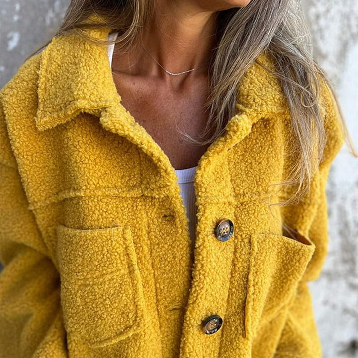 Annie | Modische Jacke aus kuscheligem Material