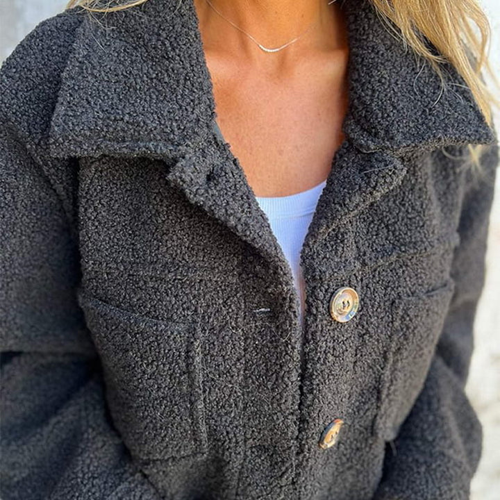 Annie | Modische Jacke aus kuscheligem Material