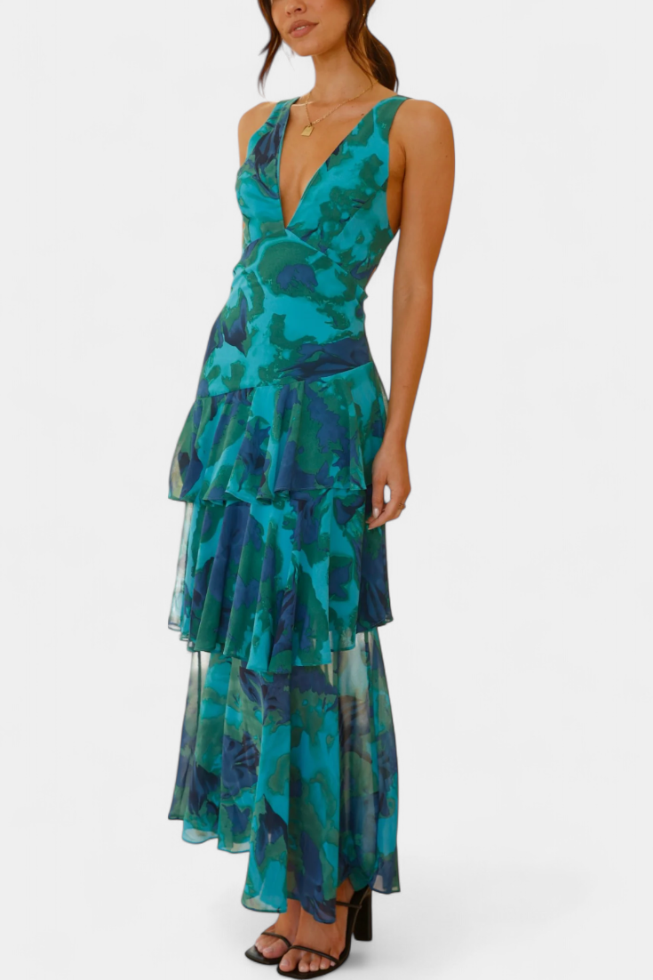 Domenica – Stilvolles Chiffonkleid